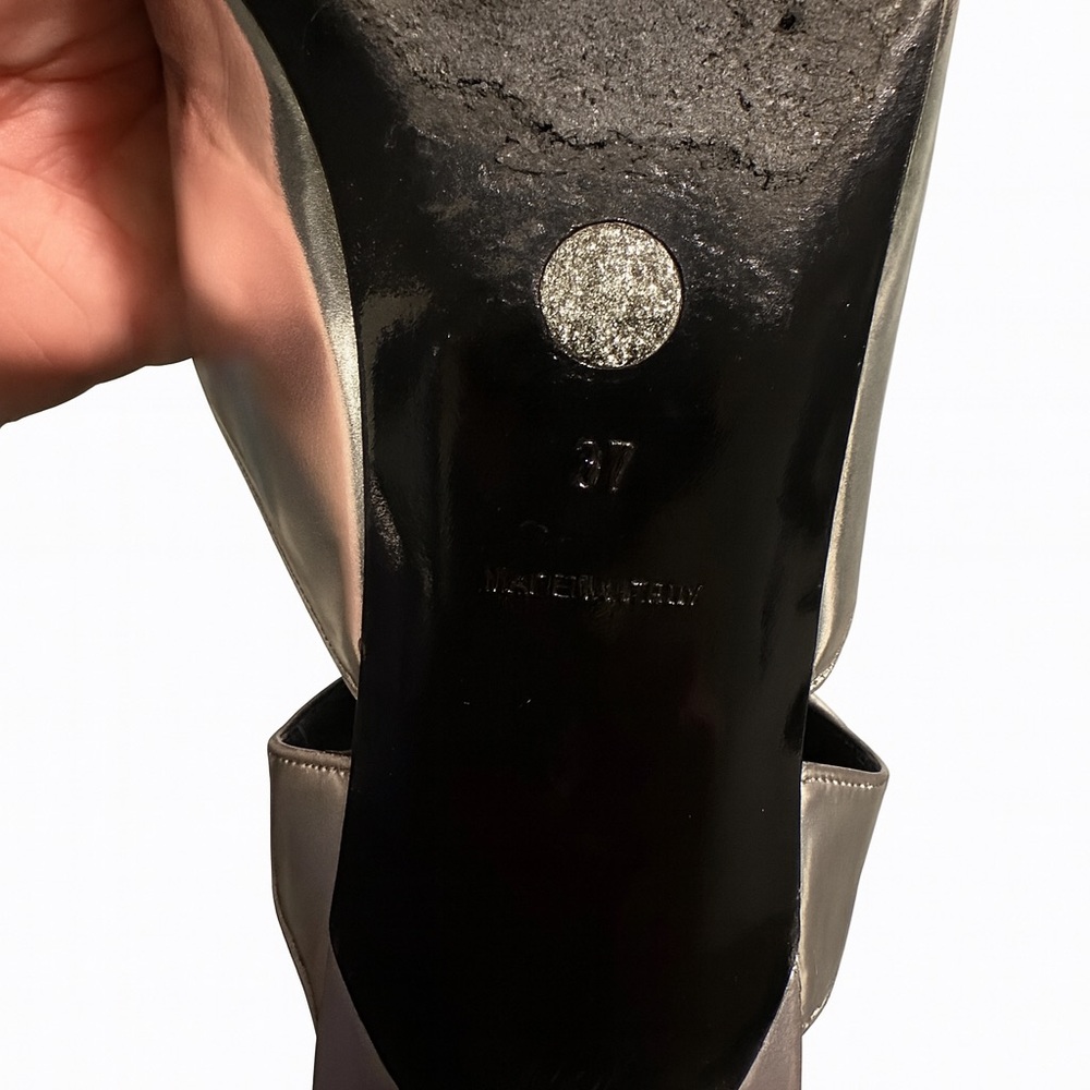 Proenza Schouler Metallic Silver Flats - Picture 3 of 4